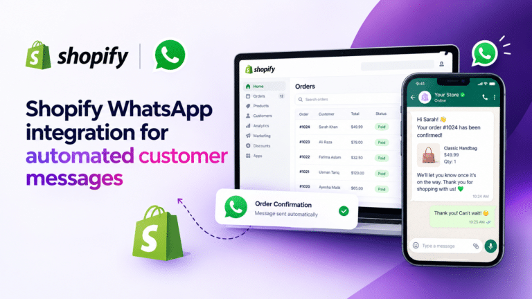 how to integrate whatsapp with shopify