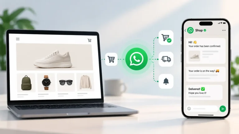 free WhatsApp automation tool connected to Shopify store